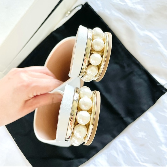 Nicholas Kirkwood Pearl White Mule size 39 - Picture 5 of 7